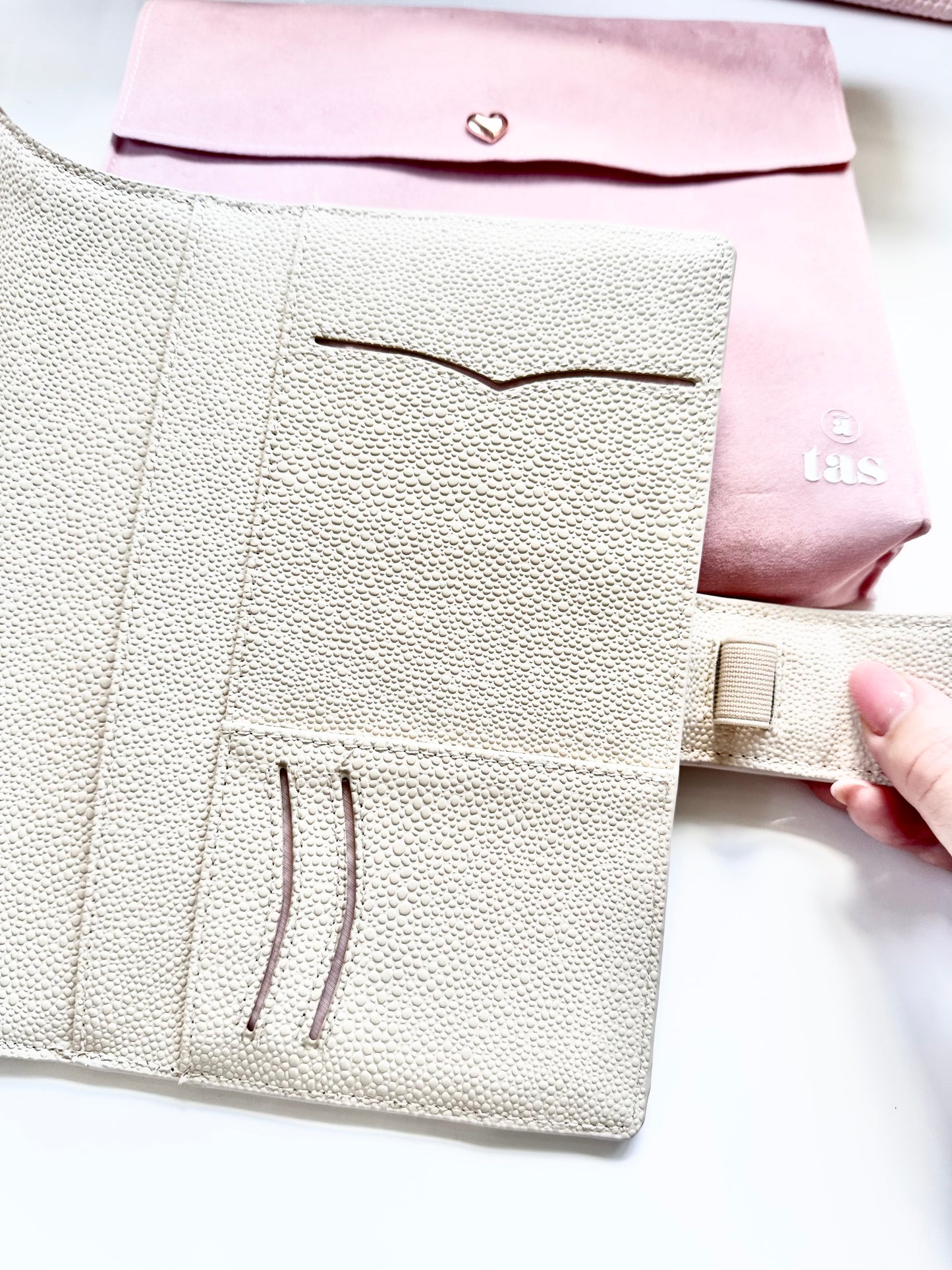 Vanilla Quilted B6 Planner Cover