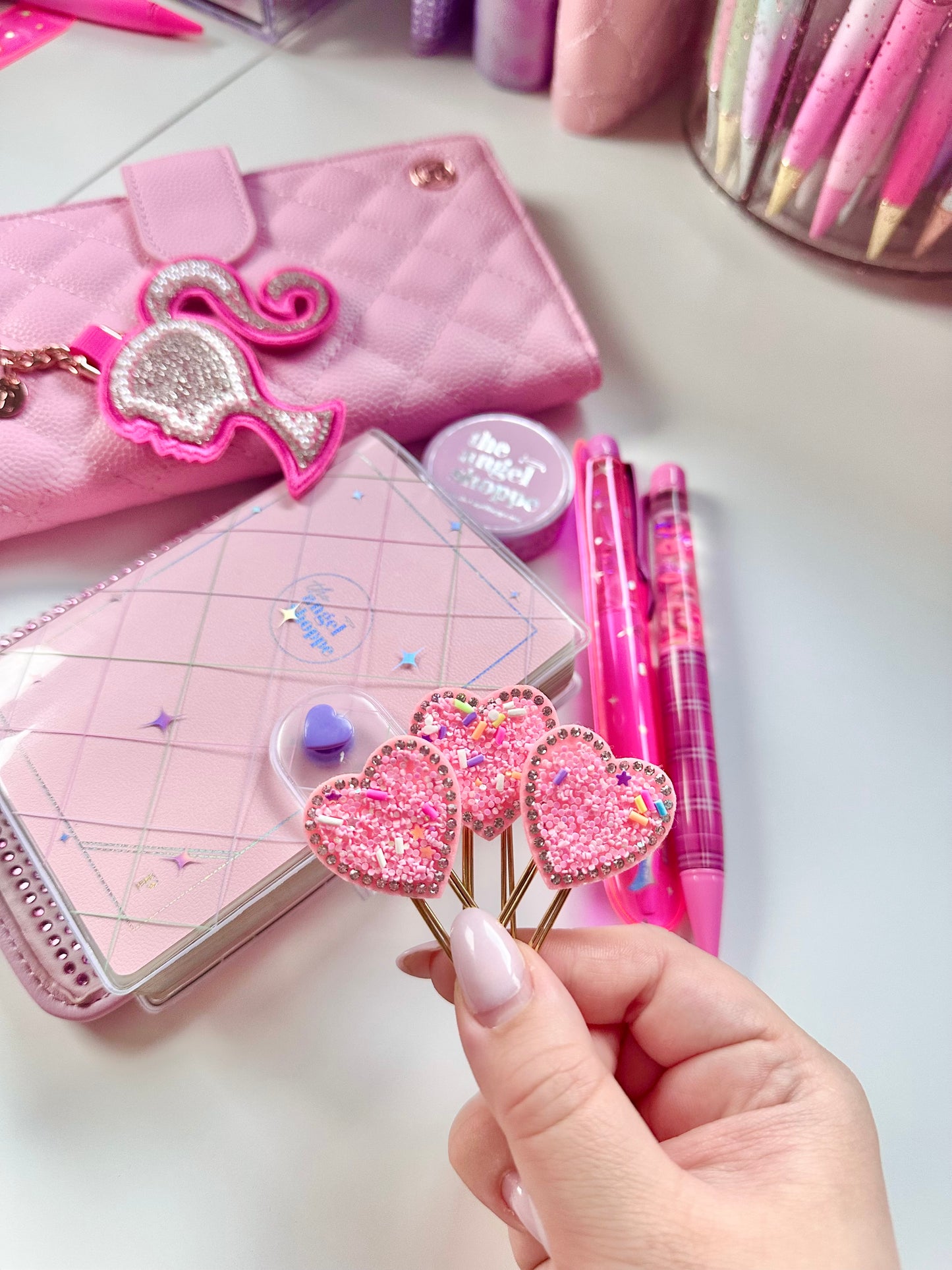 Heart sugar clip