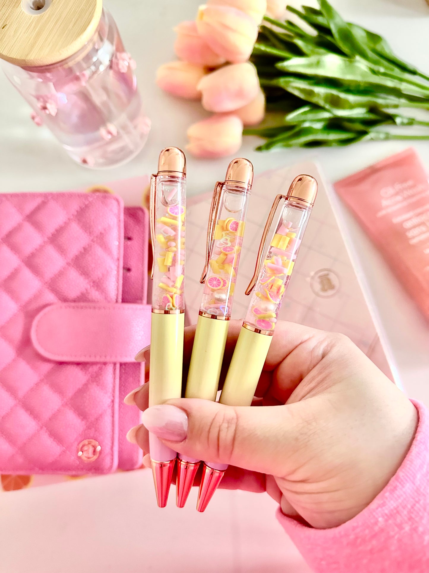 Pink Grapefruit Pens