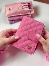 * PRESALE- NO CODES - 1 left * Azalea Pink Quilted Passport Cover