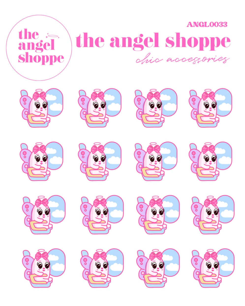 Traveling/ flight - character stickers