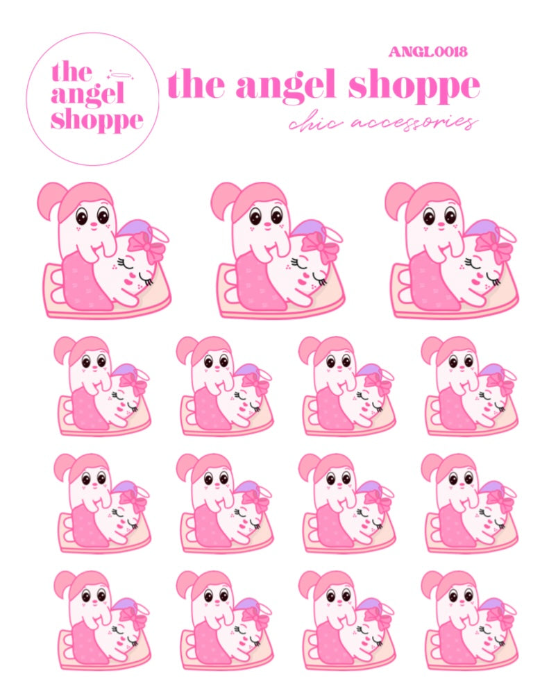 Massage/ RMT Angel stickers - character stickers