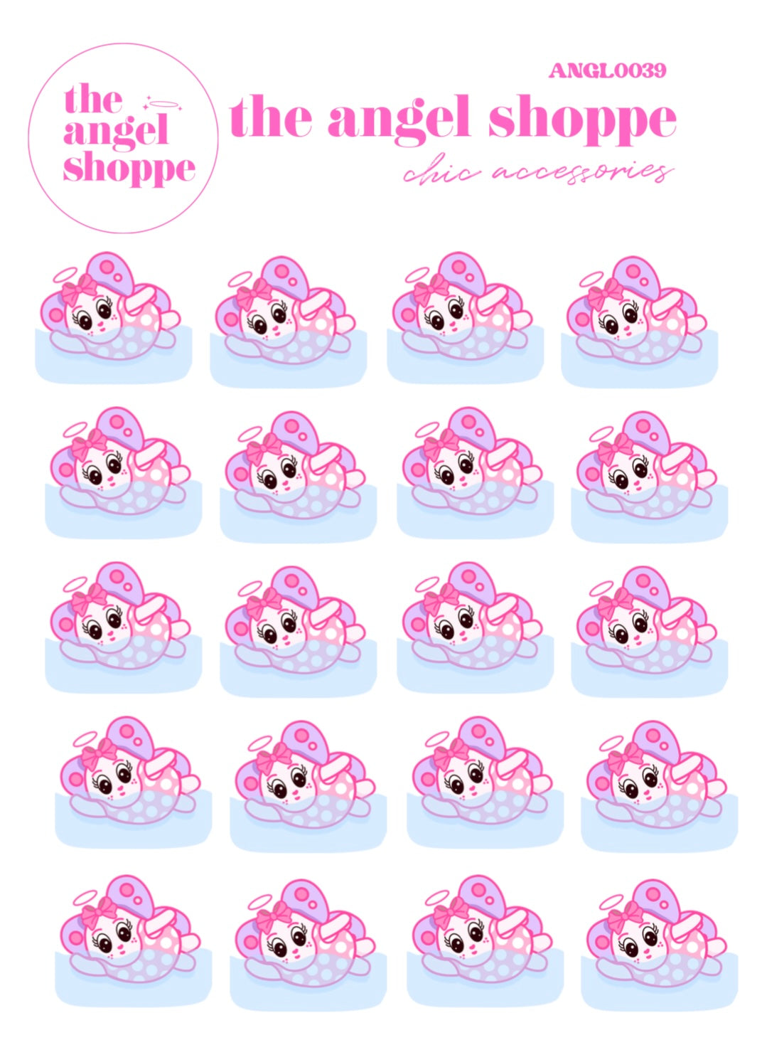 Swimming - character stickers