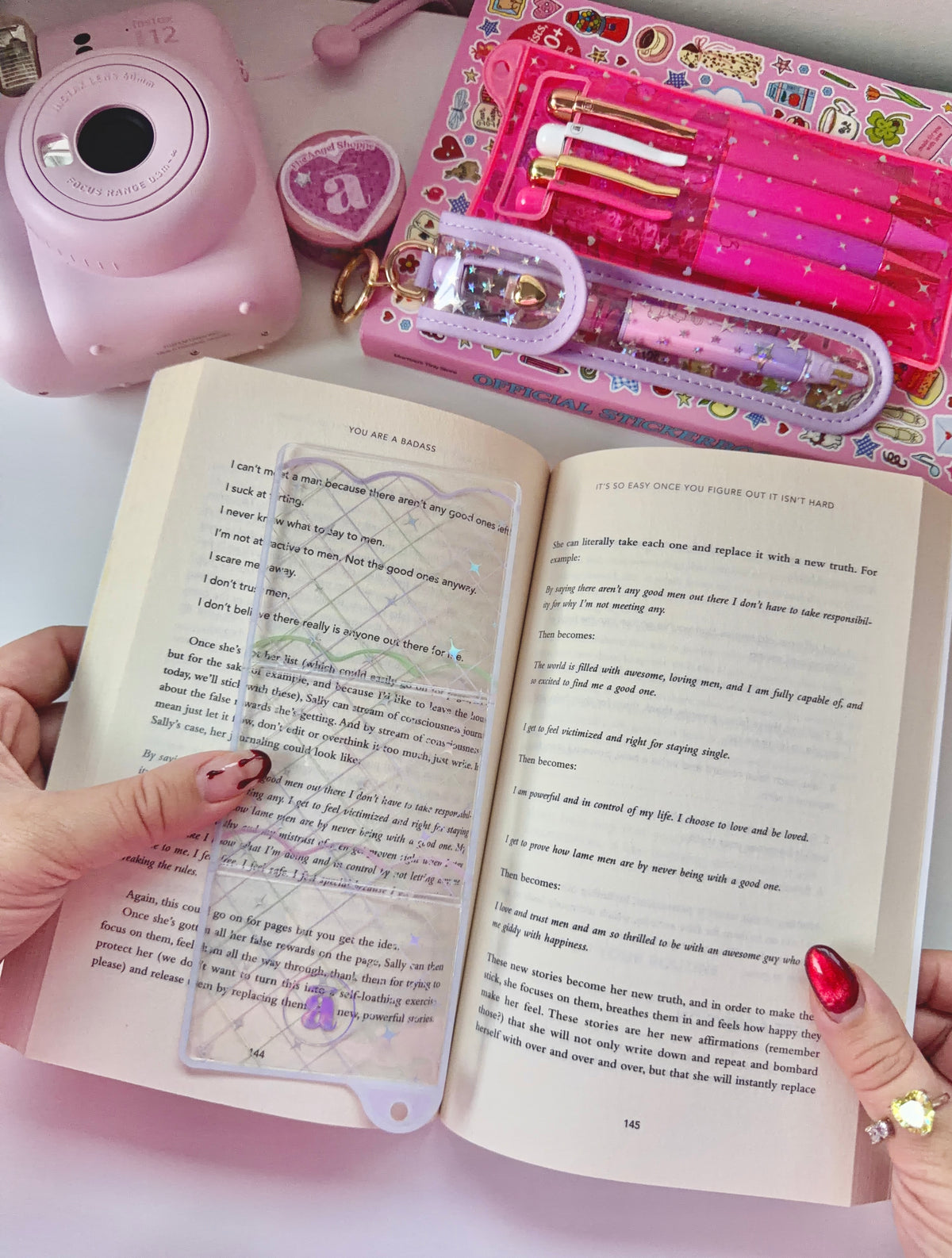 Page Markers/ Bookmarks/ planner page markers - Hold that Thought
