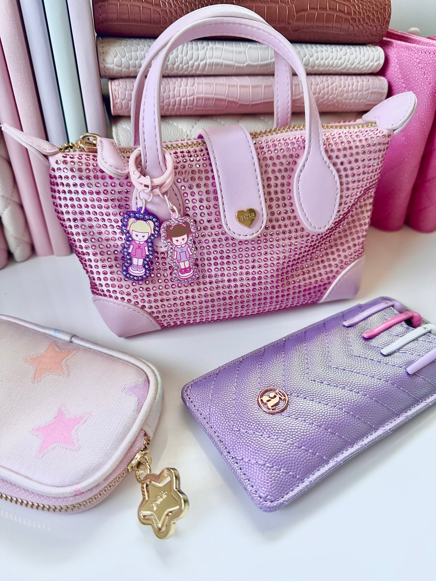 Stardust pen pocket holder