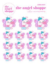 Allergies/ Sick Angel (clear matte stickers)