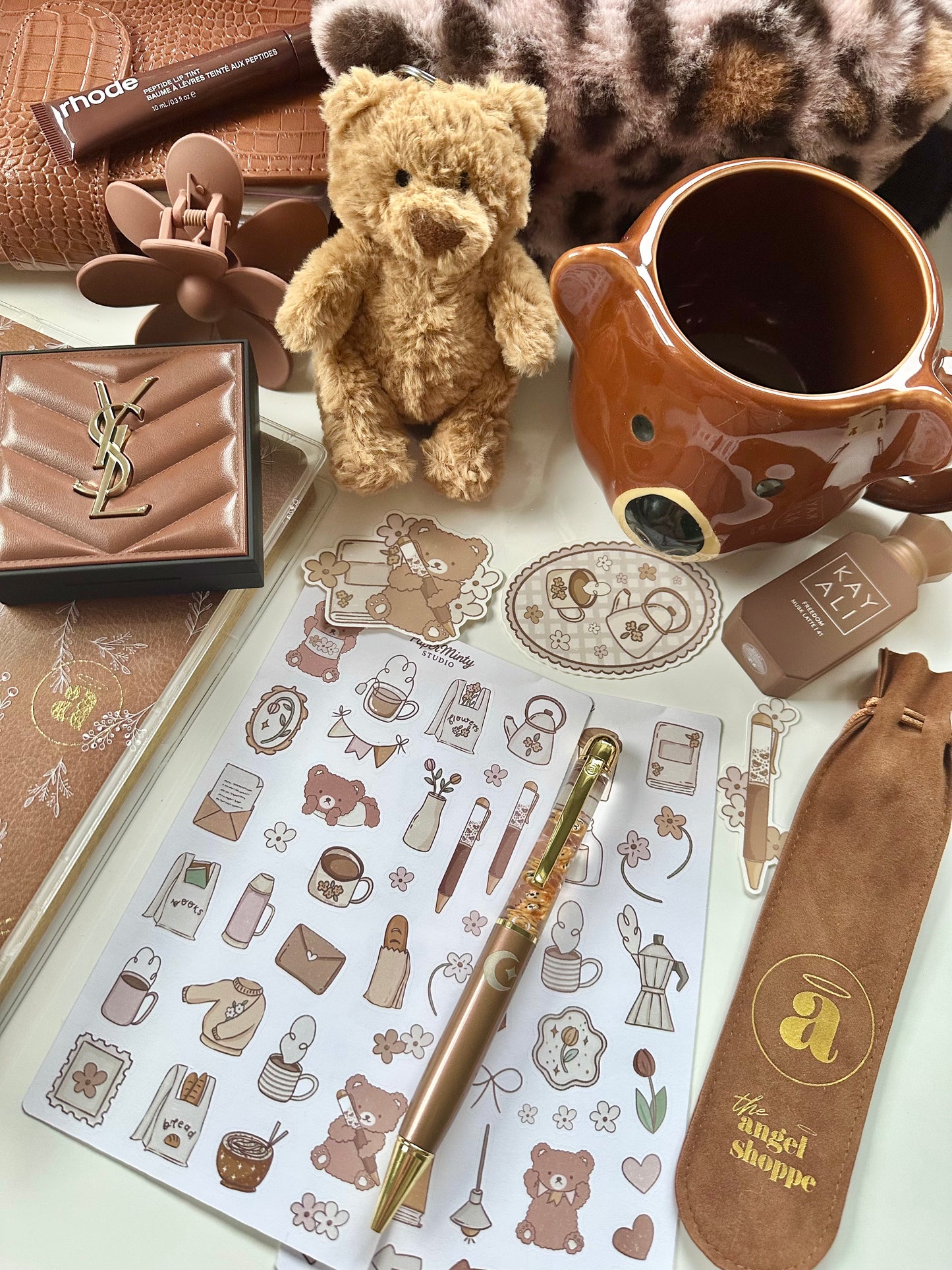 Bear Hugs pen - Paper Minty Studio Collab