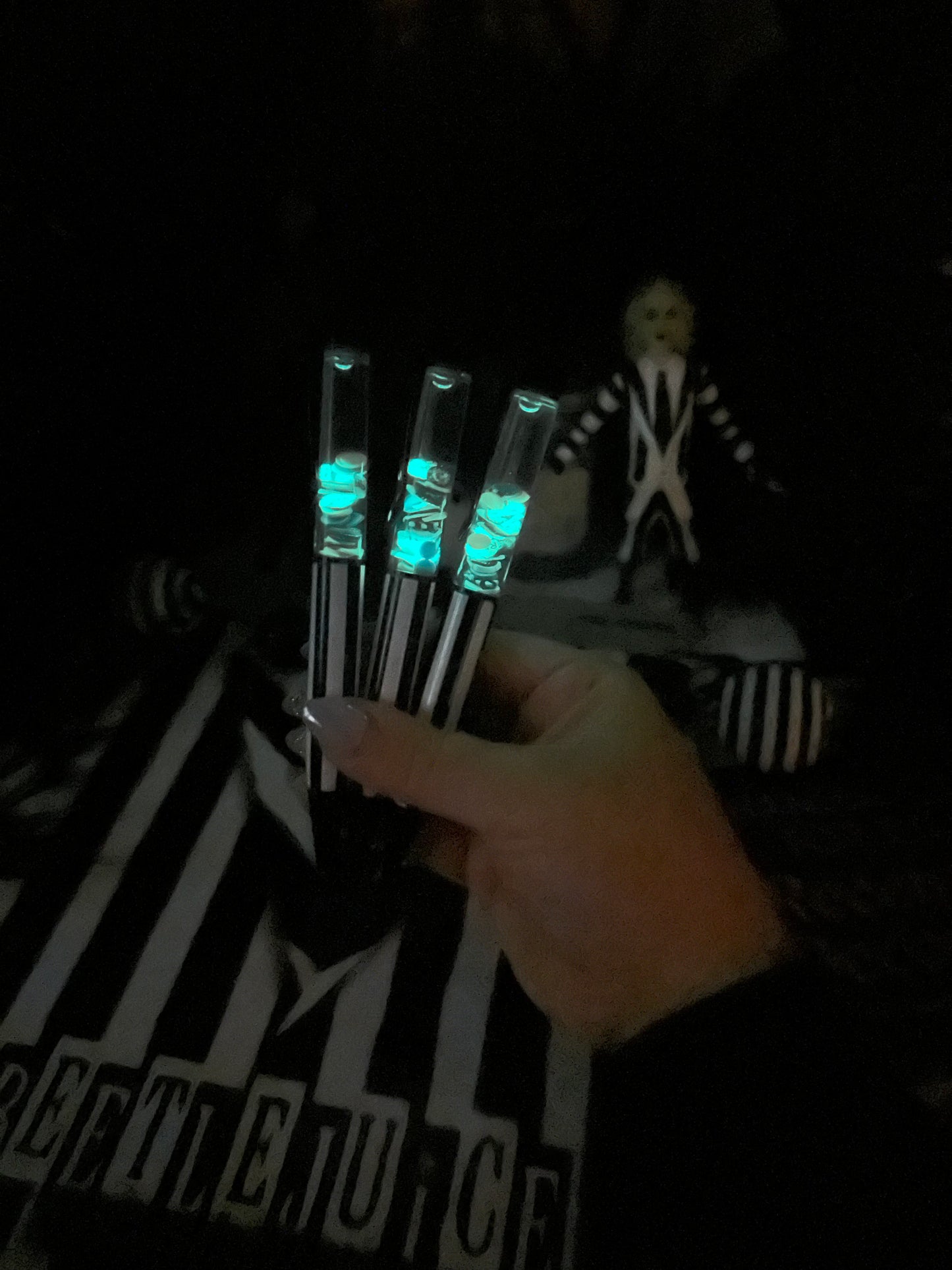 BEETLE JUICE glow in the dark pen