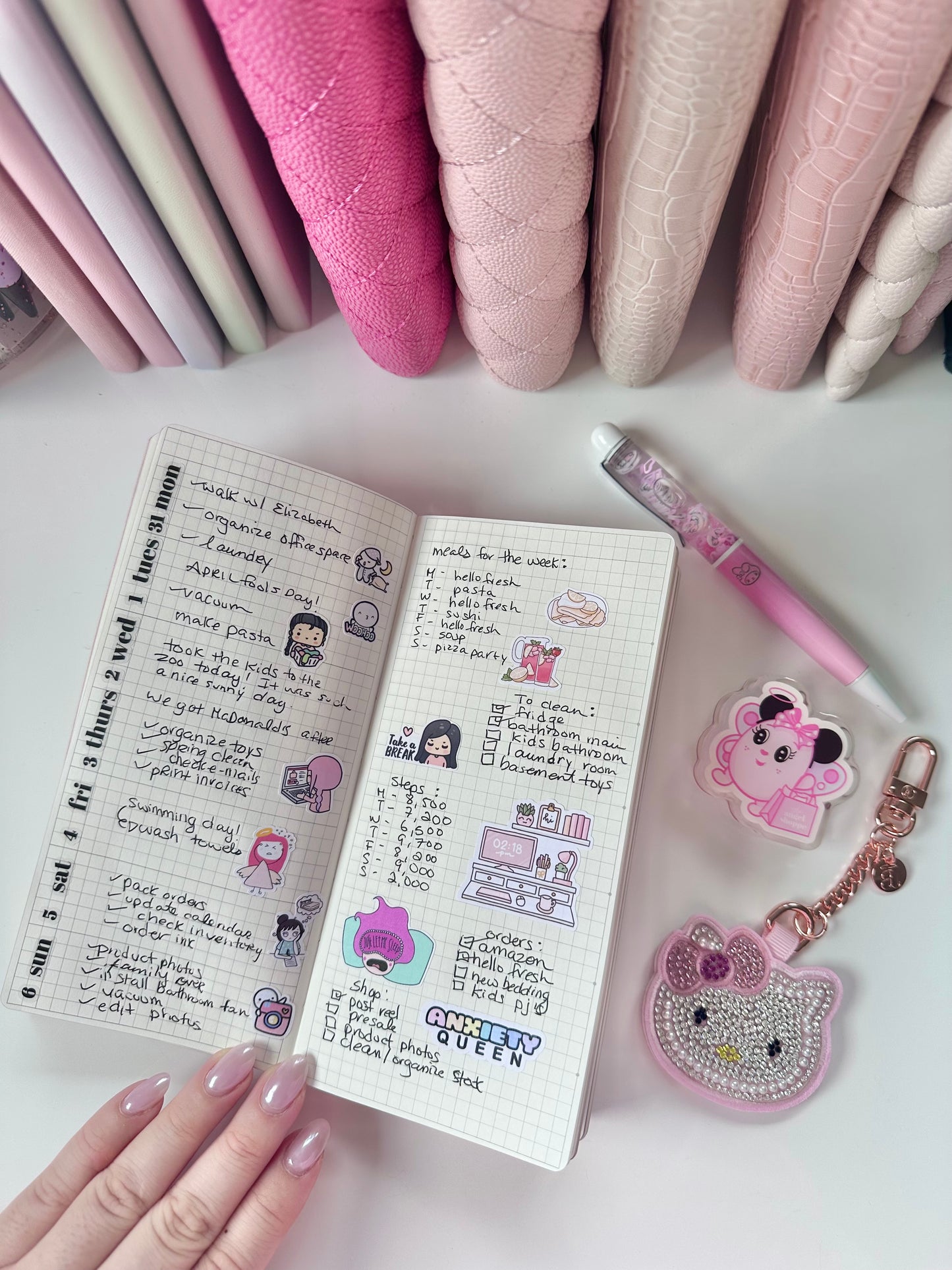 TAS Weeks planners - white Tomoe River Paper