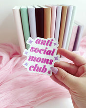 Anti-Social Moms club vinyl sticker