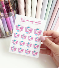 Allergies/ Sick Angel (clear matte stickers)