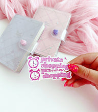 Private VIP Shopping (holo star overlay) vinyl sticker