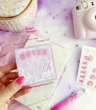 Lover heart sticky notes (holo foiled edges)