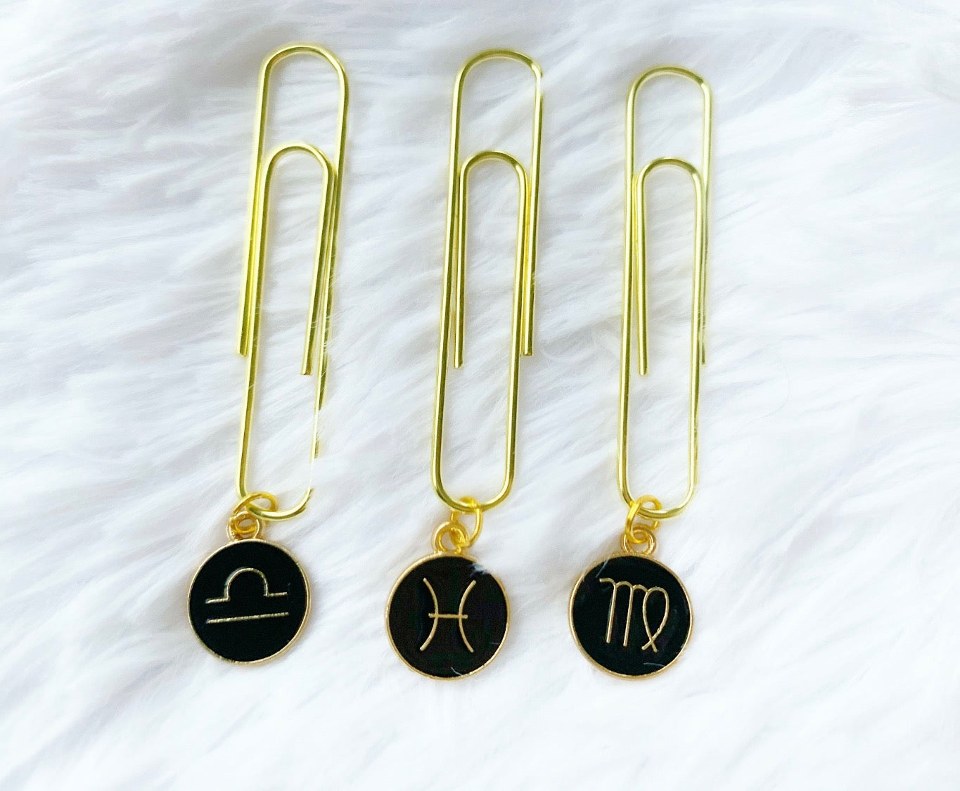 black Horoscope clips (dangles): 5 YEAR COLLECTION