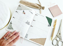 * 14 left * B6 TAS planners - white Tomoe River Paper