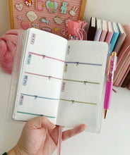TAS weekly planner with white TOMOE RIVER PAPER