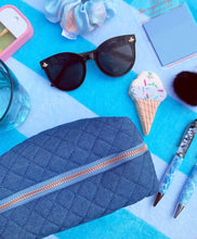 * Buy one, get one FREE * Quilted Denim Pouches * Limited Edition *