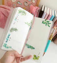 TAS weekly planner with white TOMOE RIVER PAPER