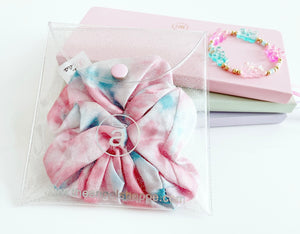 Cotton Candy luxe hair scrunchie