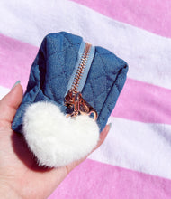 * Buy one, get one FREE * Quilted Denim Pouches * Limited Edition *
