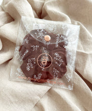 100% real silk - chocolate brown luxe hair scrunchie
