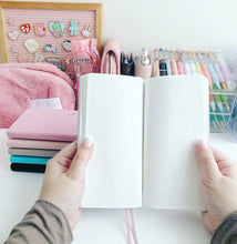 TAS weekly planner with white TOMOE RIVER PAPER