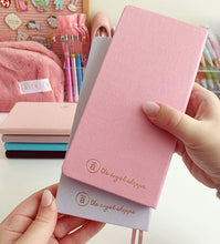 TAS weekly planner with white TOMOE RIVER PAPER