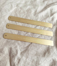 Luxe TAS metal ruler (rose gold + gold)