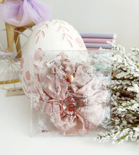 100% real silk - ballet slippers luxe hair scrunchie