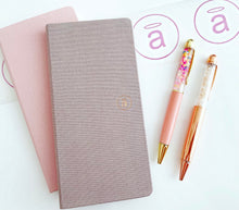 TAS weekly planner with white TOMOE RIVER PAPER