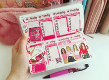 TAS weekly planner with white TOMOE RIVER PAPER