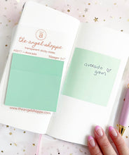 Avocado Transparent Sticky Notes