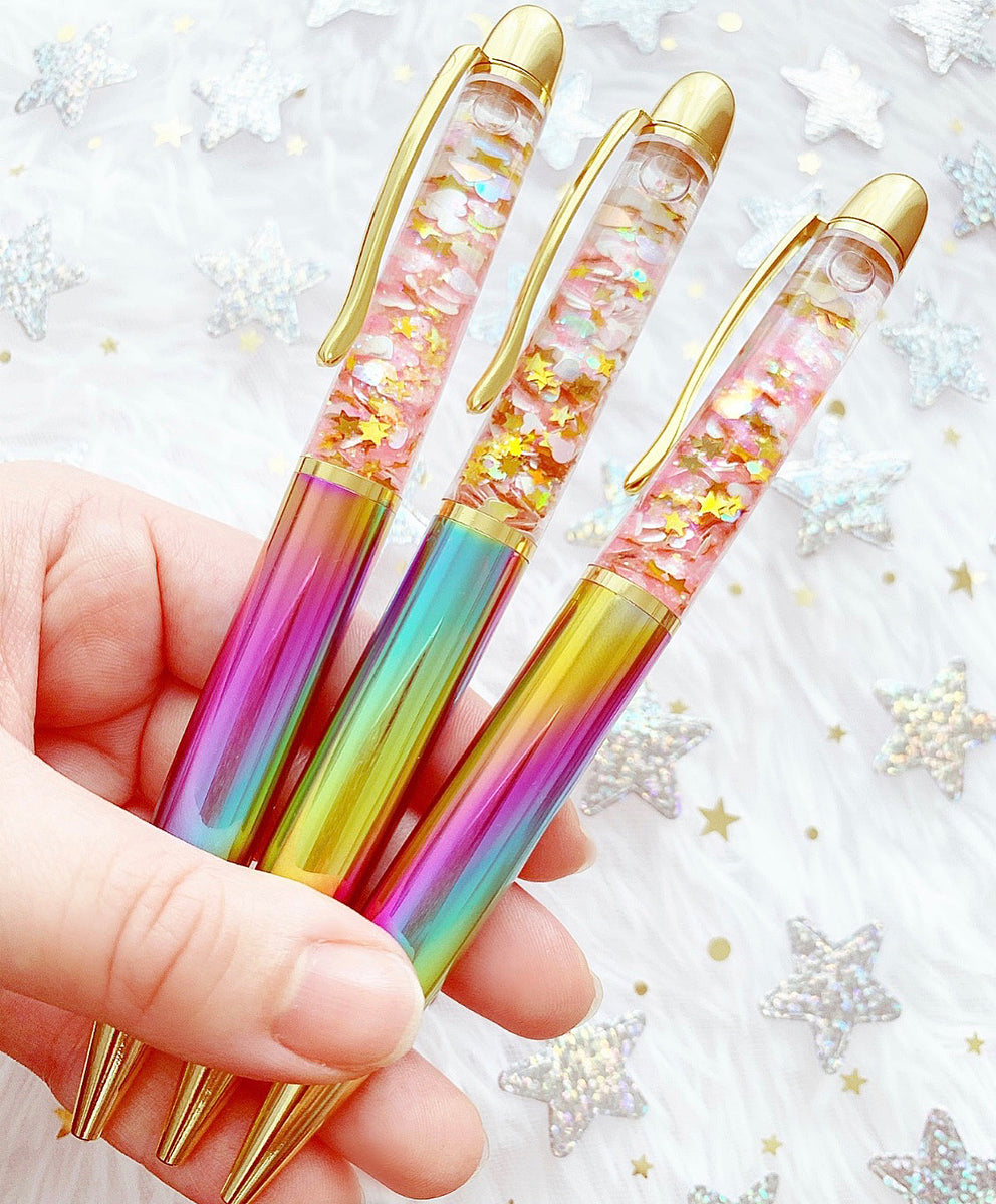 Be Gorgeous Anodized Glitter Rainbow Pen in 2023