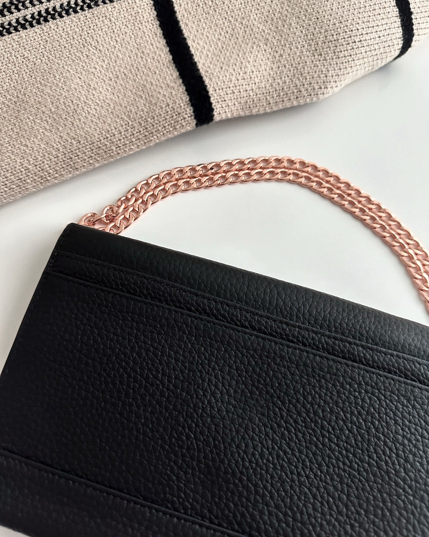 Black Noir Clutch (weeks cover & purse) WITH chain