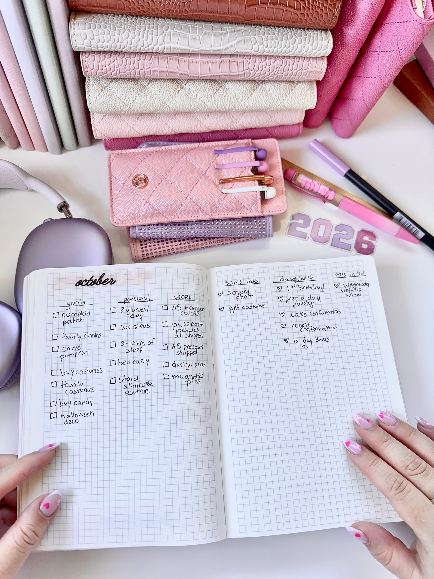 A5 TAS planners - white Tomoe River Paper