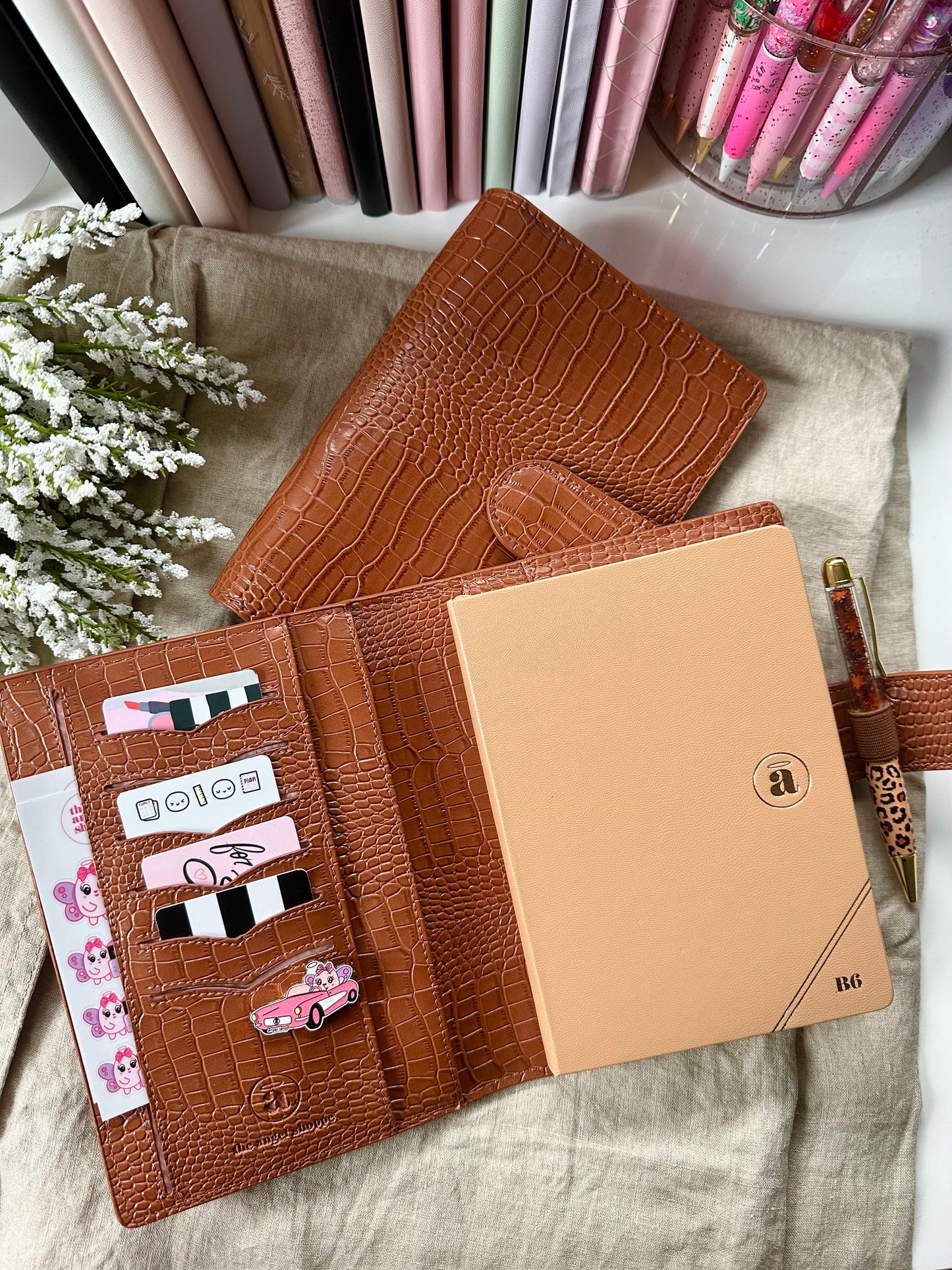 Luxe B6 Planner Cover - Mocha