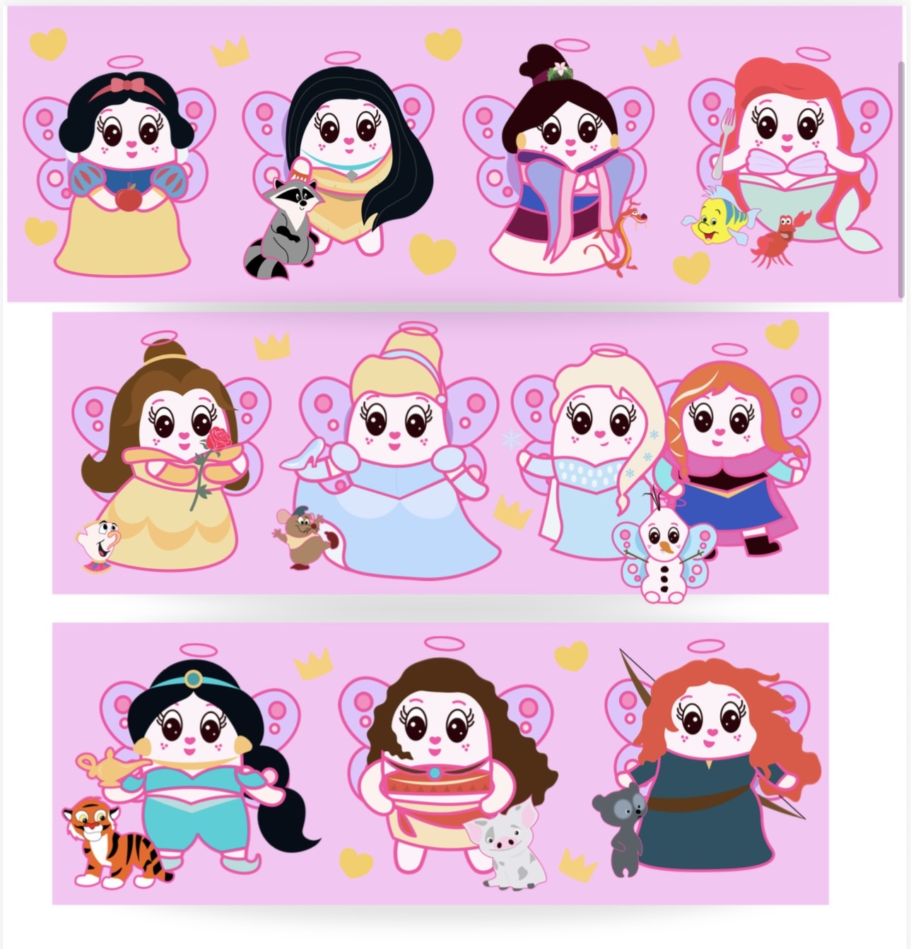 Princess washi tape