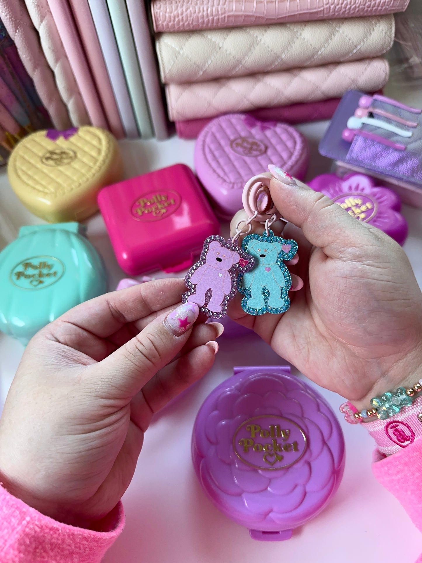 Nostalgic bag charms/ keychains