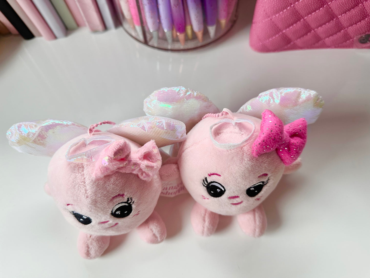 angel plush keychains
