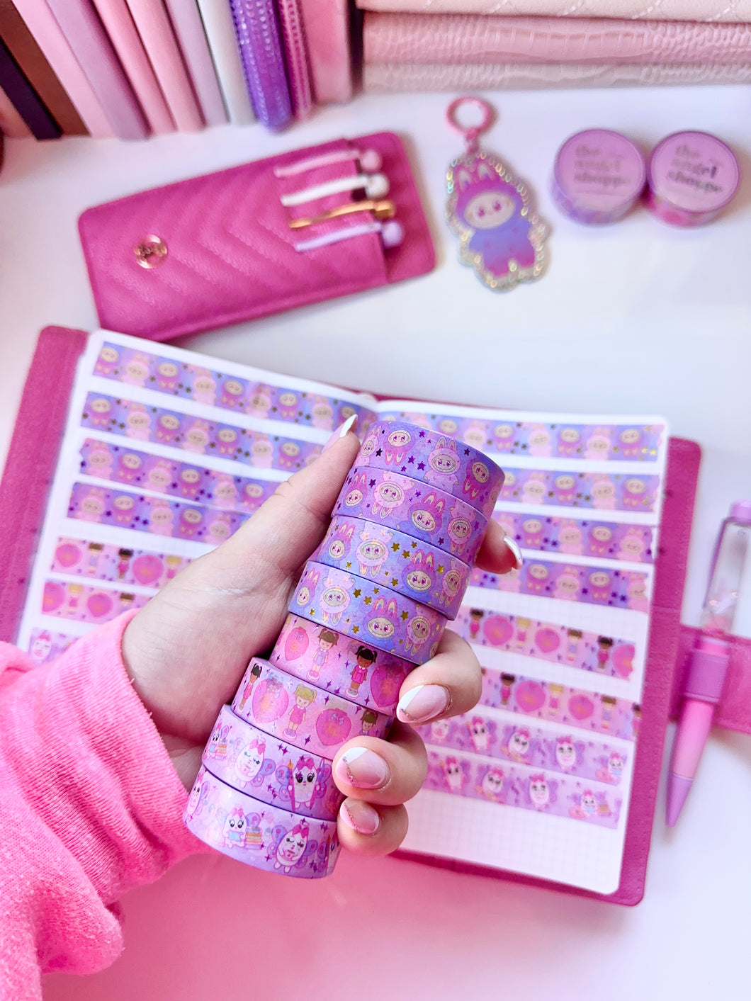 * 2 left * Polly Pocket/ Labubu/ Angel washi tape * Limited Edition *