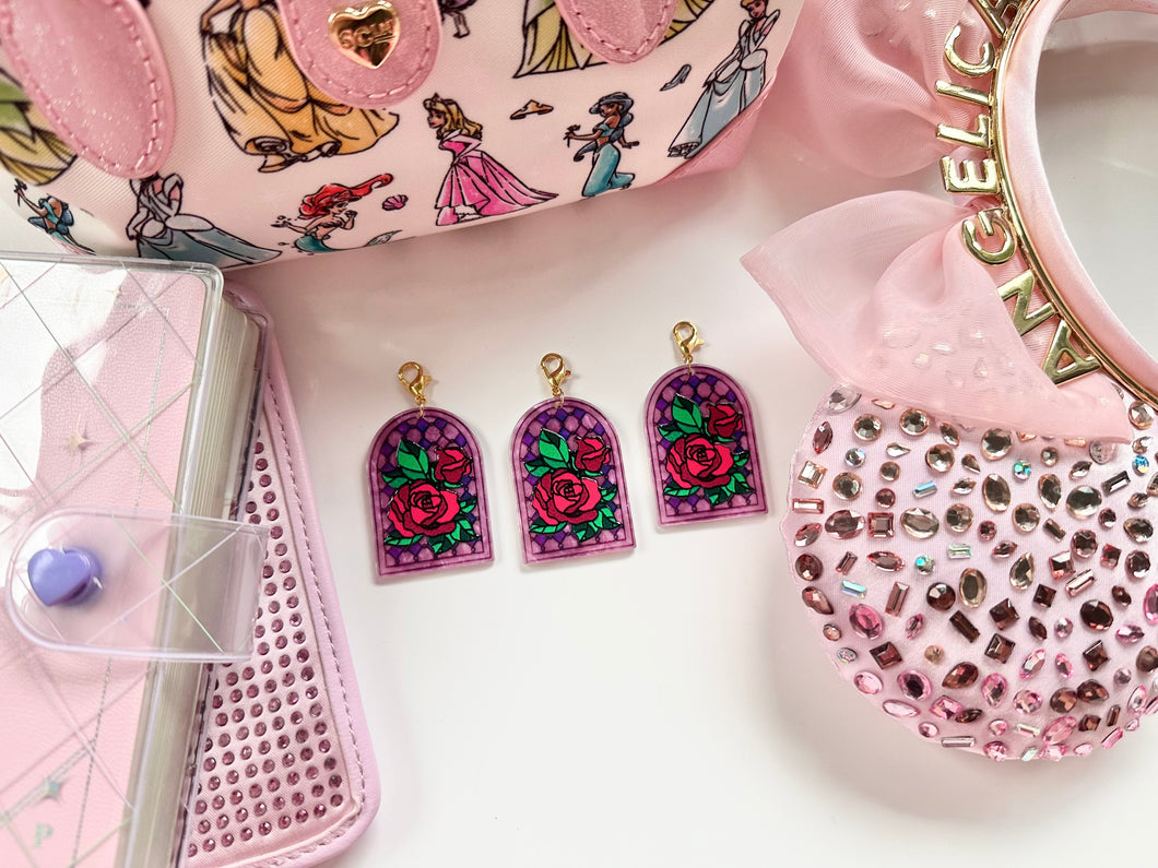 * 2 left * Enchanted Rose charm