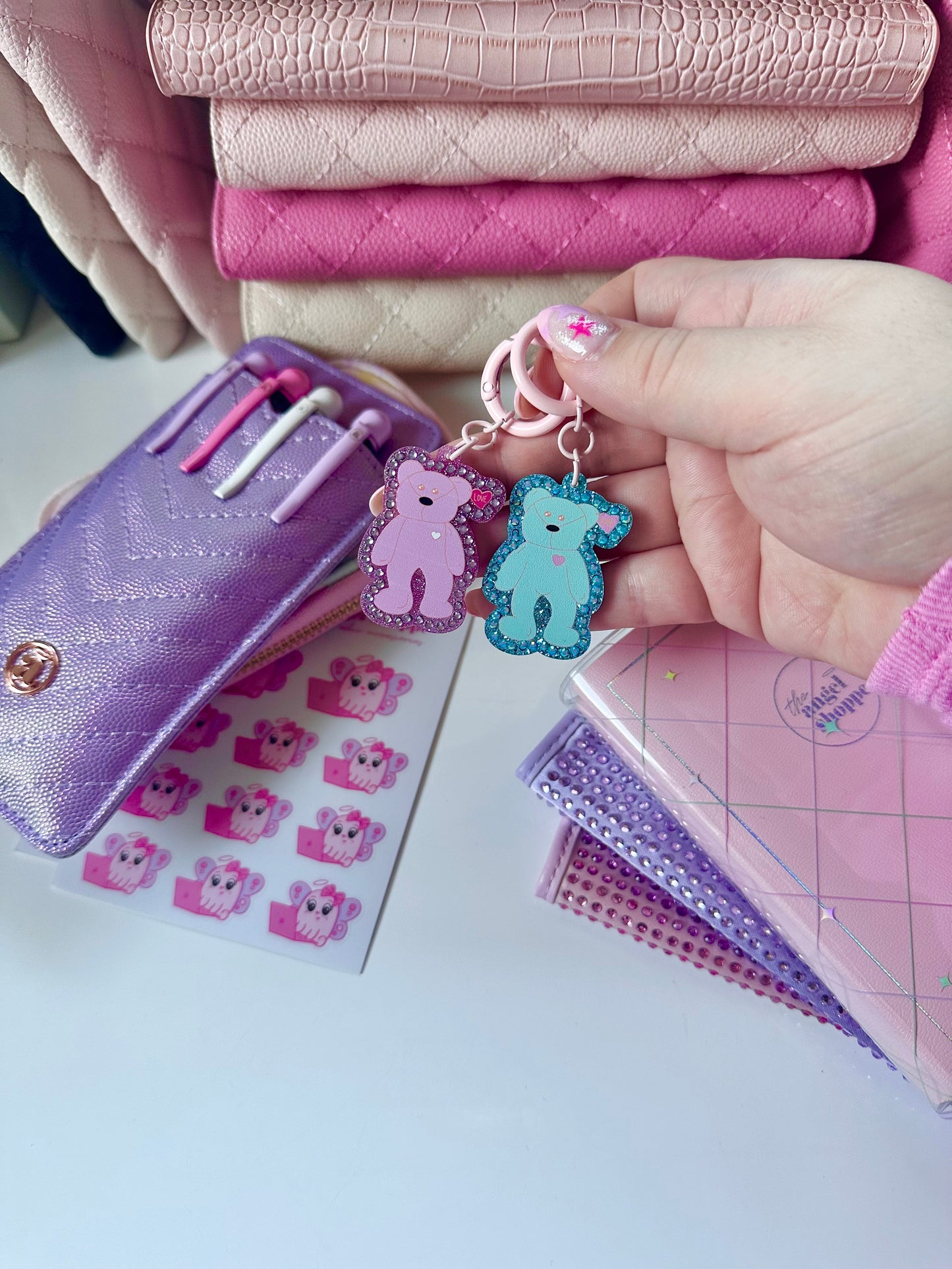 Nostalgic bag charms/ keychains