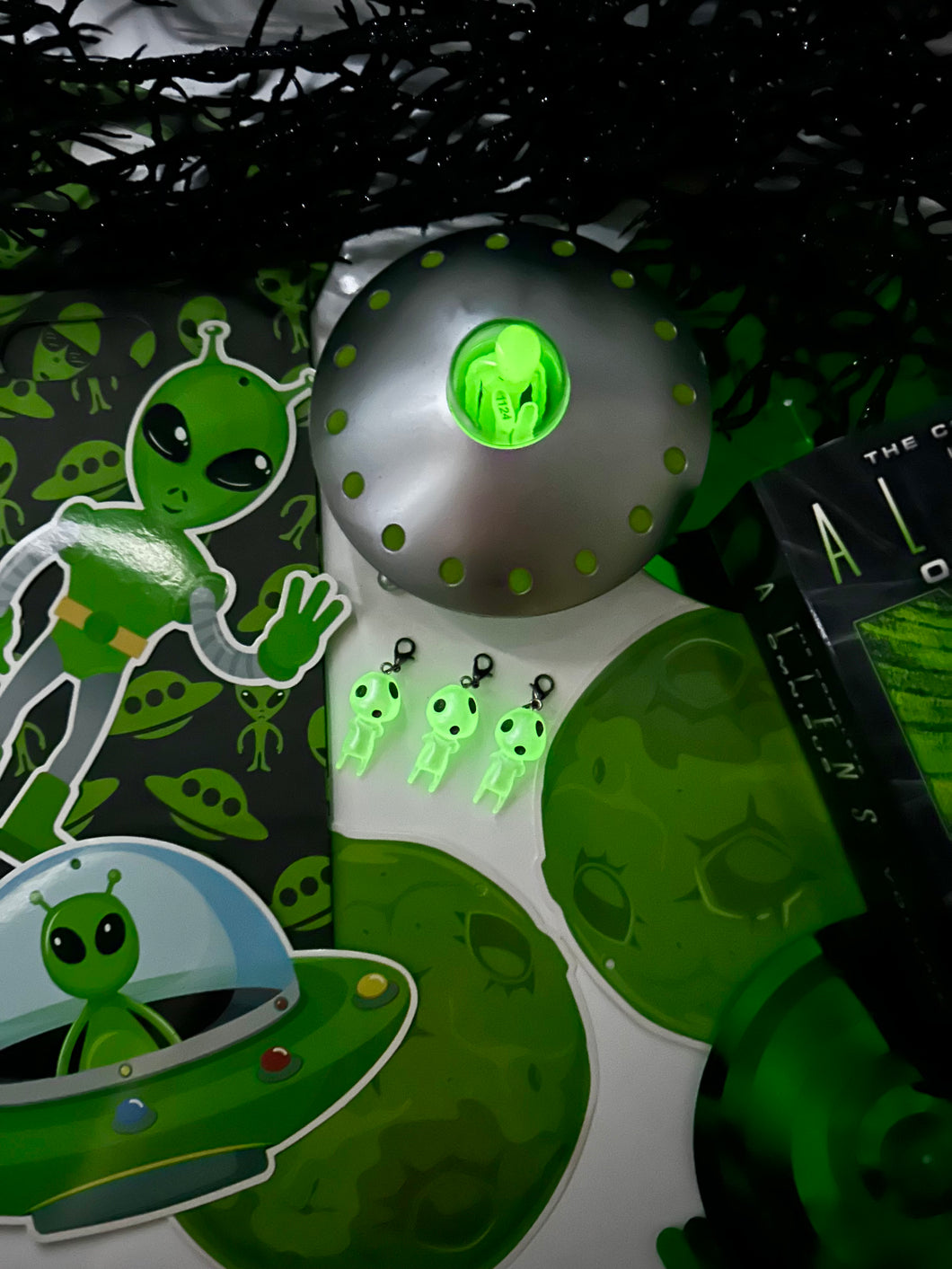 * 8 left * Glow in the dark Alien