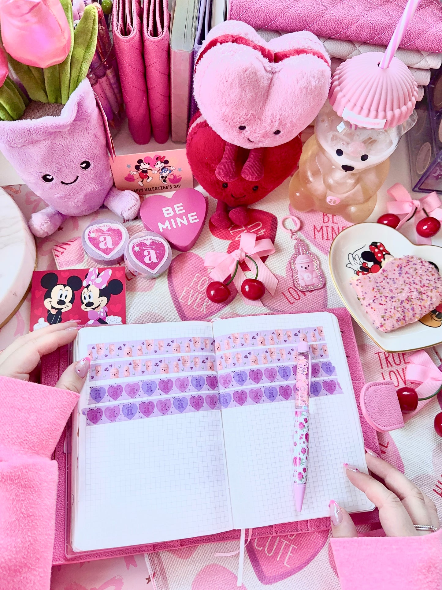 Glitter TAS groupie washi tape & stickers - Collector’s item