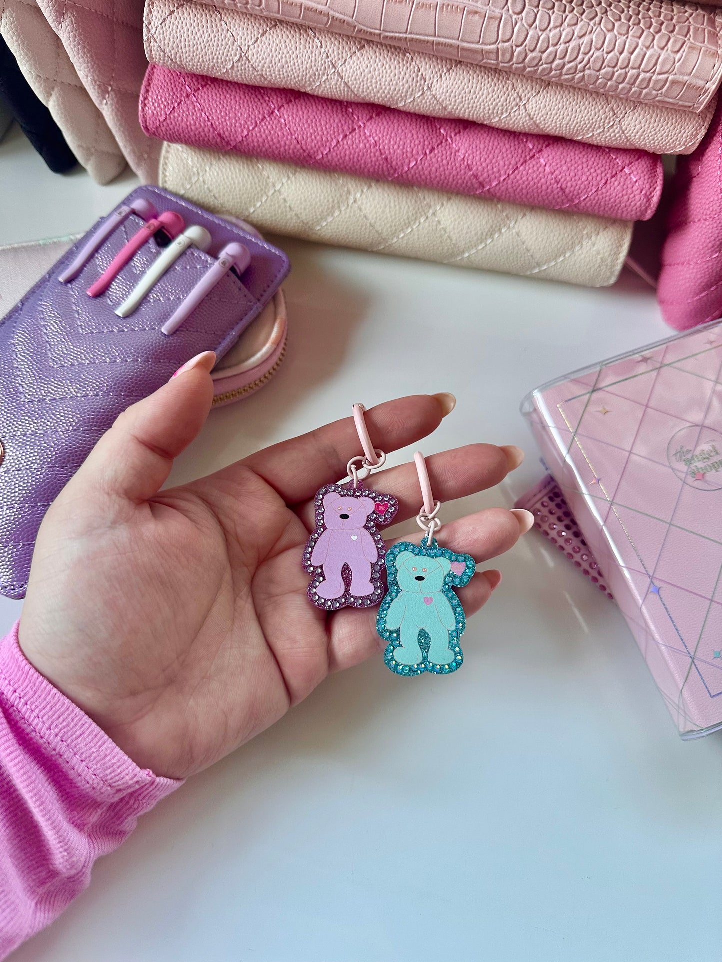 Nostalgic bag charms/ keychains