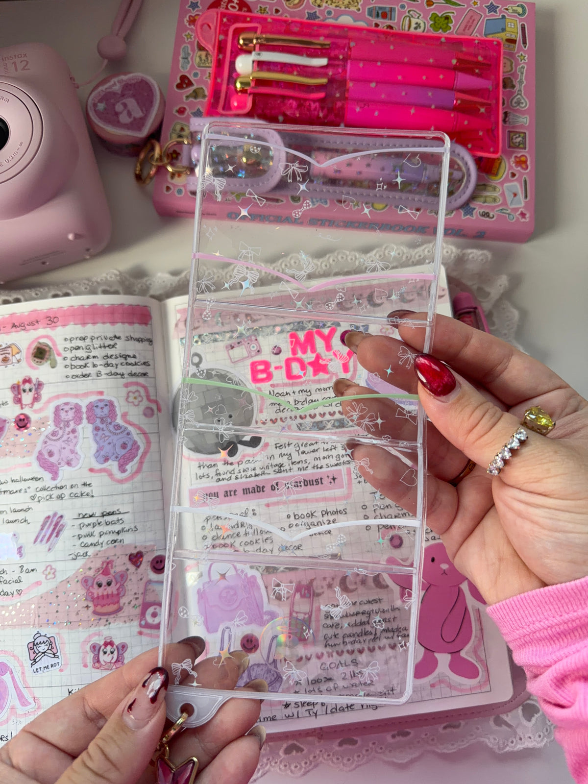 Page Markers/ Bookmarks/ planner page markers  - Hold that Thought