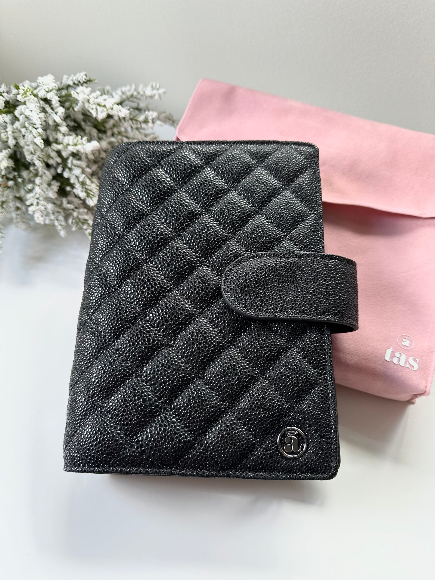 Luxe B6 Planner Cover - Classic Black
