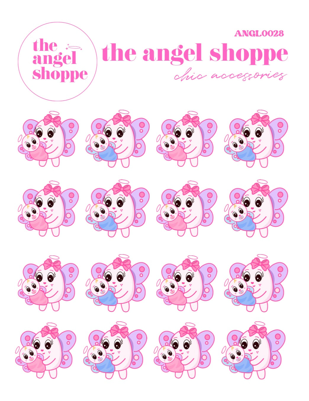 Mom life/ baby -  character stickers