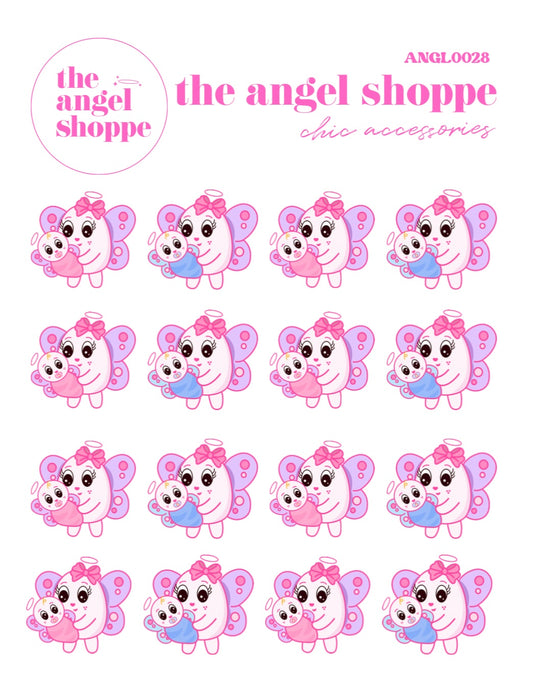 Mom life/ baby -  character stickers