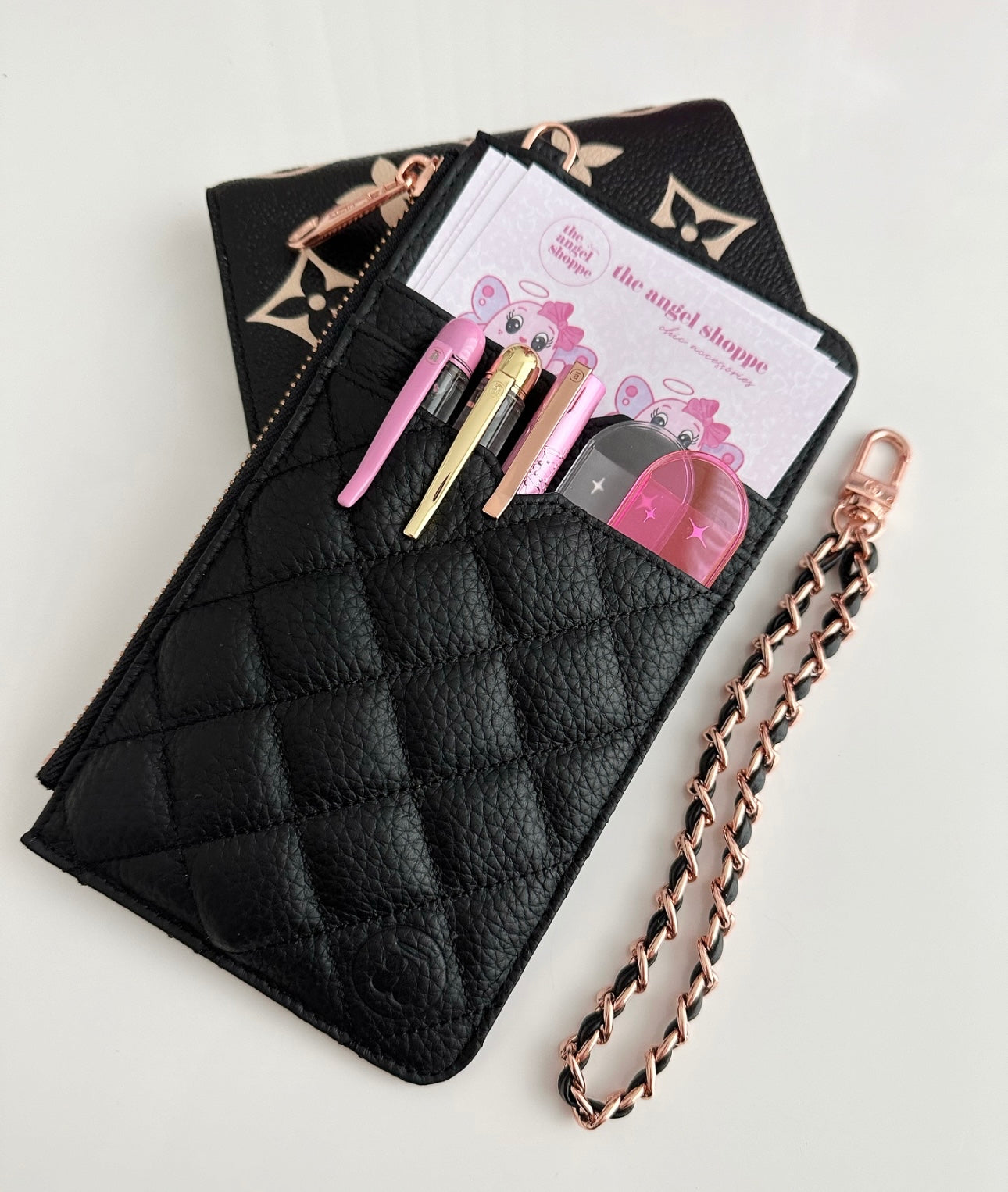 the Luxe Catch All (LCA) NOIR BLACK